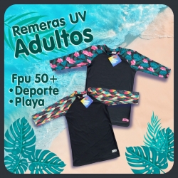REMERAS UV ADULTO